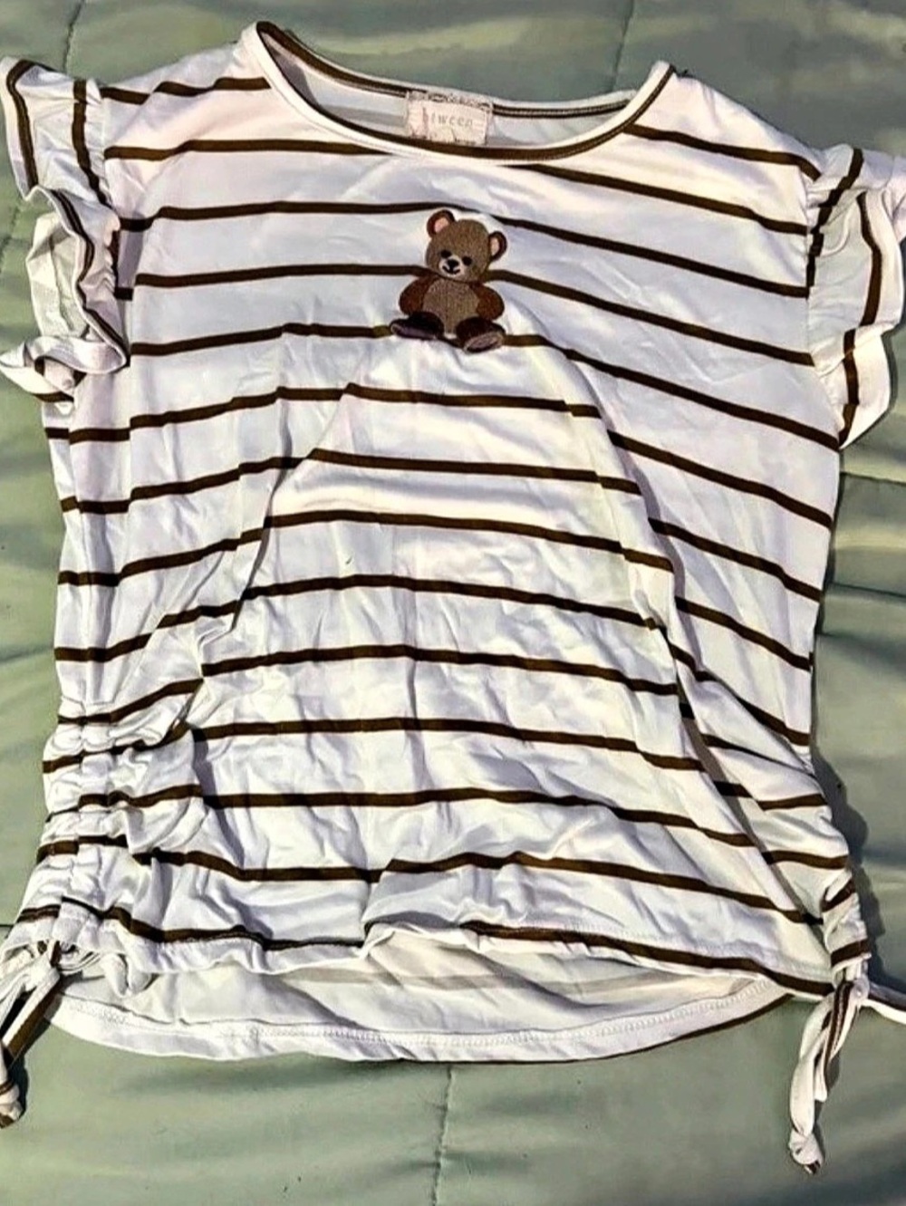 Btween Striped Bear Top